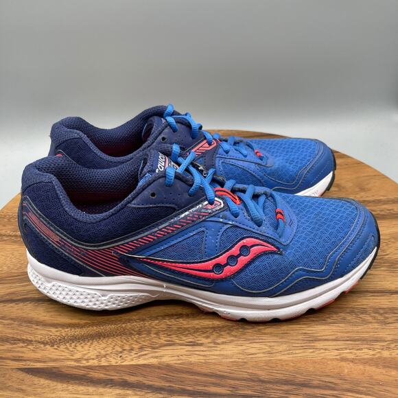 Saucony Cohesion 10 Shoes Womens Size 10 Blue Running Comfort Walking Sneakers - Picture 1 of 8